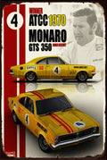 ATCC 1970 MONARO GTS 350 Vintage Retro Rustic Shed Garage Man Cave Metal Sign