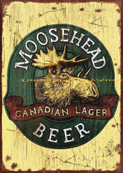 MOOSEHEAD BEER Tin Metal Sign Man Cave, Shed-Garage & Bar Sign