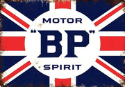 MOTOR BP SPIRIT Retro/Vintage Metal Plaque Sign Style Man Cave Garage