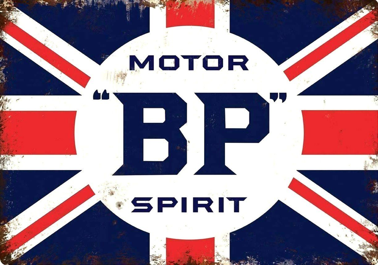 MOTOR BP SPIRIT Retro/Vintage Metal Plaque Sign Style Man Cave Garage