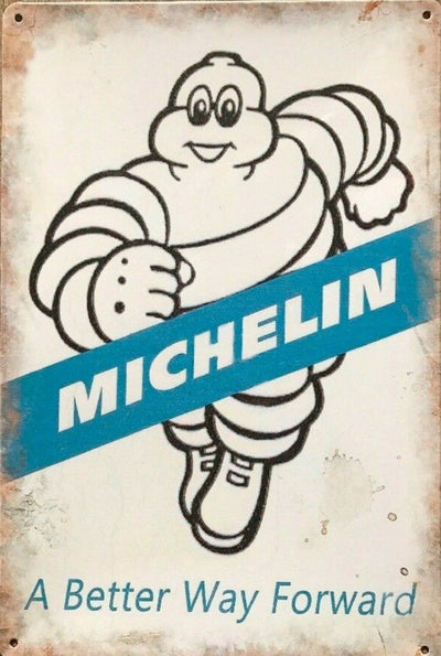 Michelin A Better Way Forward new tin metal sign MAN CAVE
