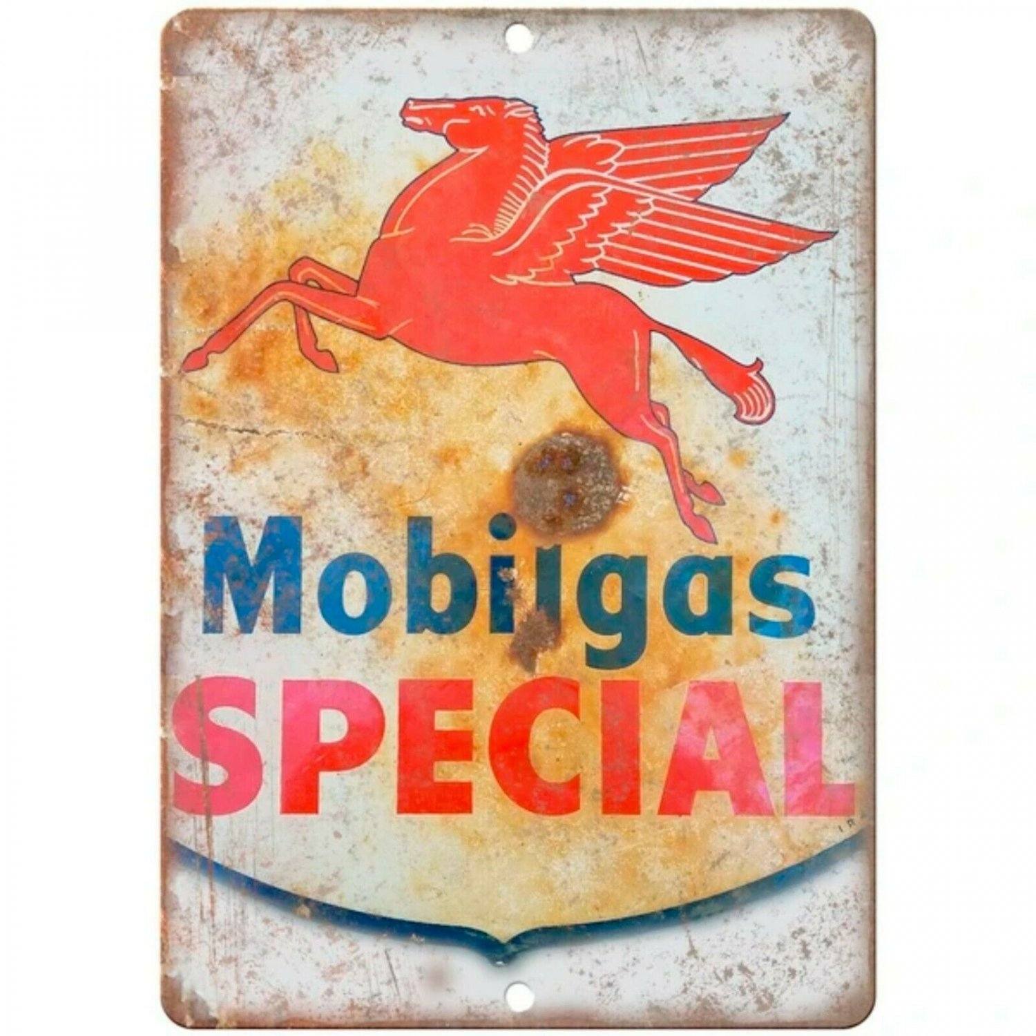 Mobilgas Special tin metal sign MAN CAVE - Tin Sign Factory Australia