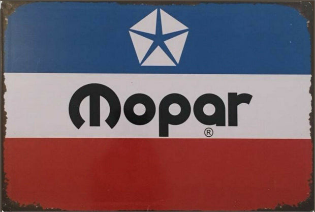 Mopar V8 with us or not valiant brand new tin metal sign MAN CAVE