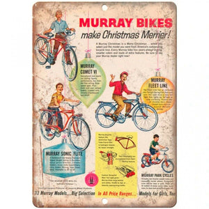 Murray Bikes tin metal sign MAN CAVE