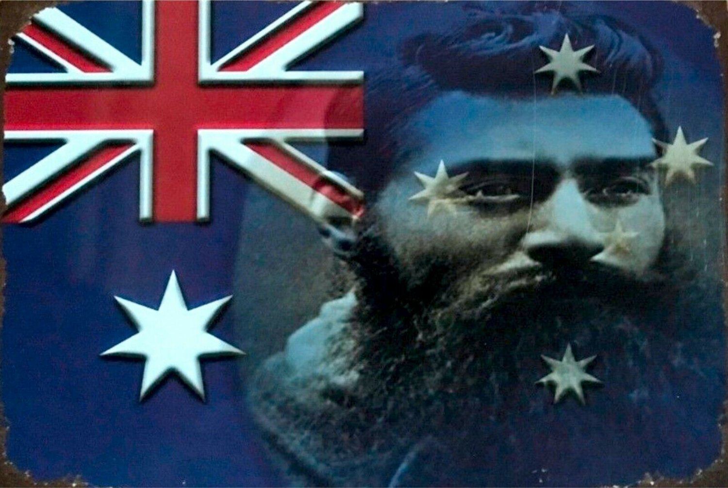 Ned Kelly Such Is Life New Tin Metal Sign MAN CAVE - Tin Sign Factory Australia