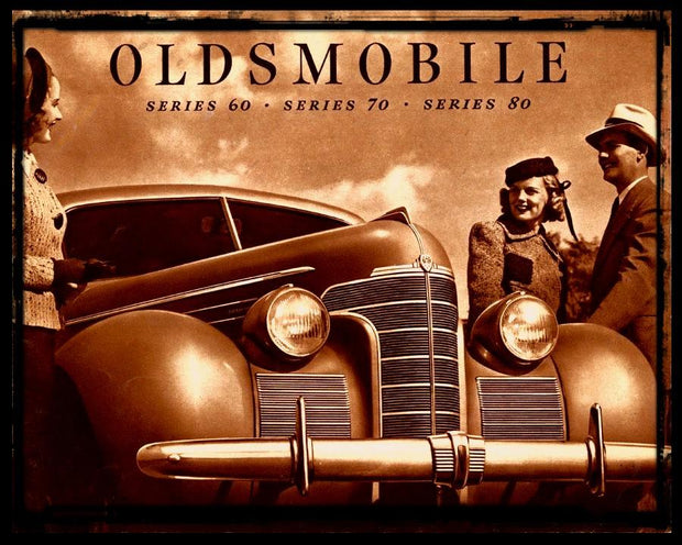 OLDSMOBILE SERIES 1938 Retro/Vintage Home Garage Wall Décor Café Resto Bar Tin Metal Sign