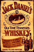 OLD TIME TENNESSEE WHISKEY  Retro/ Vintage Tin Metal Sign Man Cave, Wall Home Decor, Shed-Garage, and Bar