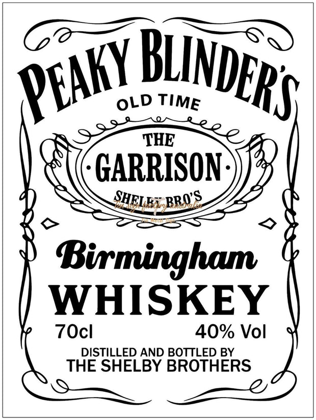 PEAKY BLINDER'S Retro/Vintage Metal Plaque Sign Style Man Cave Garage
