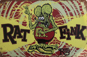 RAT FINK Hot Rods Rustic Look Vintage Metal Tin Signs Man Cave, Shed and Bar Sign