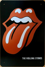 ROLLING STONES Garage Rustic Look Vintage Tin Signs Man Cave Shed and Bar SIGN