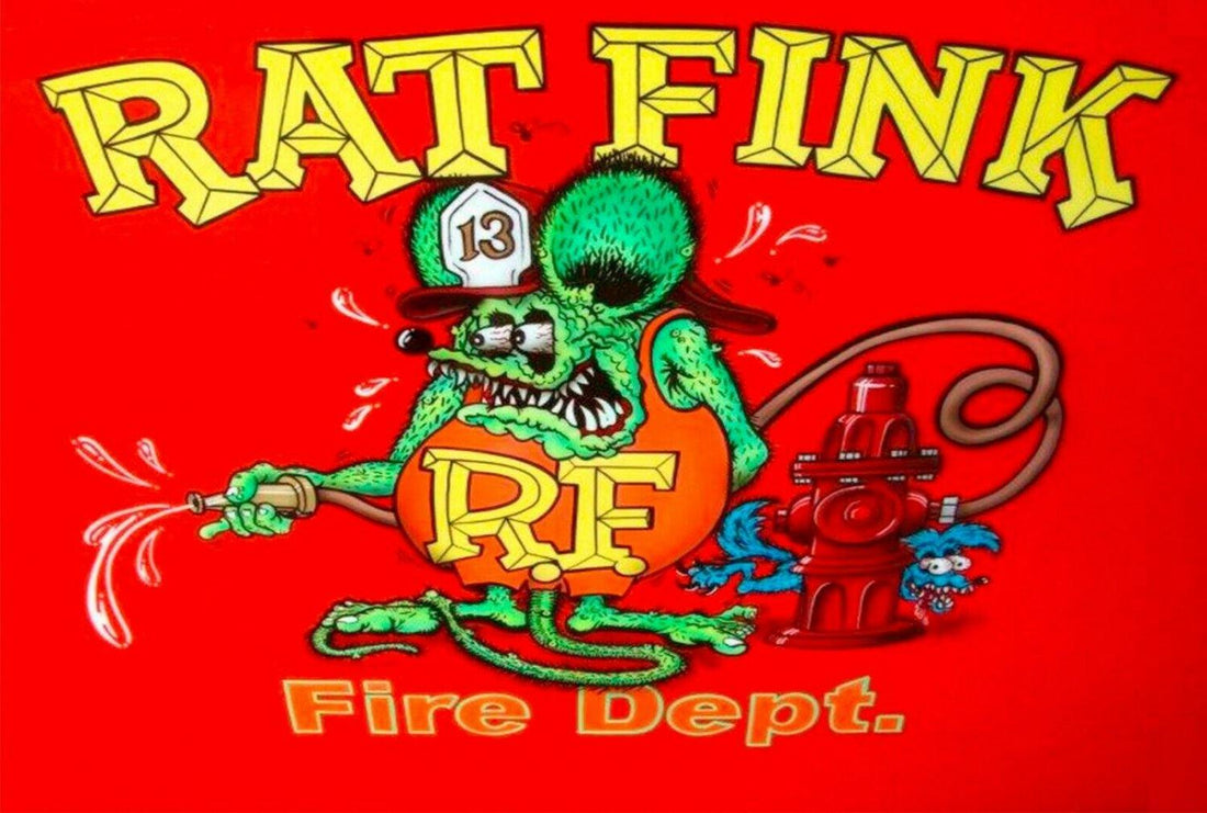 Rat Fink race hot rod ahead rat rod brand new tin metal sign MAN CAVE - Tin Sign Factory Australia