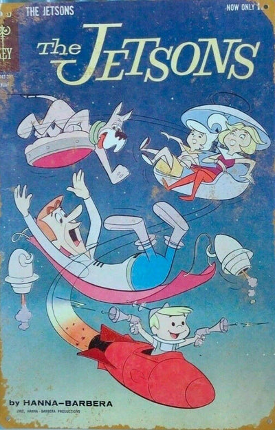 Rustic The Jetsons new tin metal sign MAN CAVE