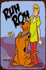 SCOOBY BRO Retro/ Vintage Tin Metal Sign Man Cave, Wall Home Décor, Shed-Garage, and Bar