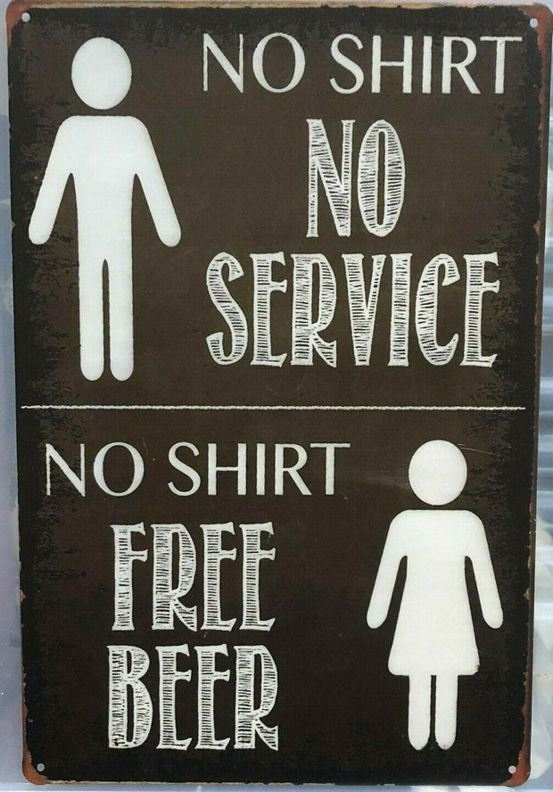 SERVICE Garage Rustic Look Vintage Tin Signs Man Cave Shed and Bar SIGN