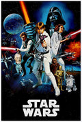 STAR WARS MOVIE POSTER Retro/Vintage Metal Plaque Sign Style Man Cave Garage - Tin Sign Factory Australia