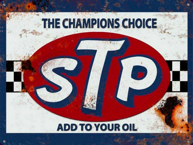 STP The Champions choice Oil Treatment brand new tin metal sign 40x30