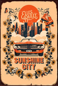 SUNSHINE CITY Rustic Look Vintage Shed-Garage and Bar Man Cave Tin Metal Sign