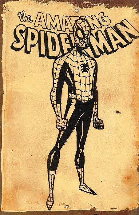 Spiderman sign 20 x 30 cm free postage - TinSignFactoryAustralia