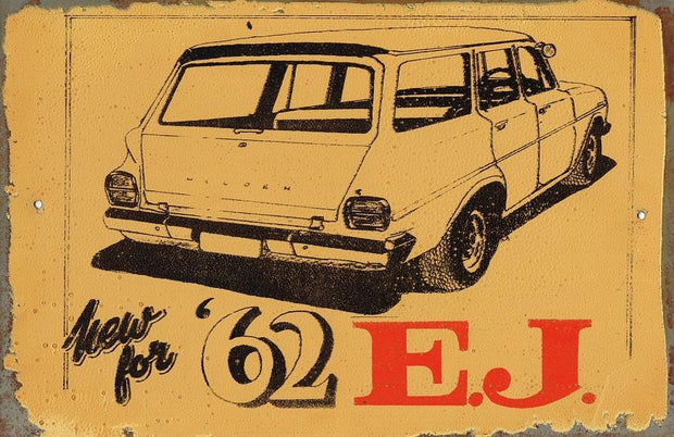 Holden   62 EJ Wagon metal sign 20 x 30 cm free postage - TinSignFactoryAustralia