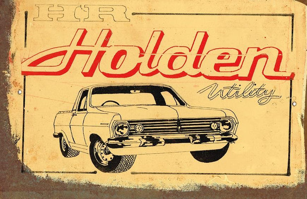 HR Holden Ute metal sign 20 x 30 cm free postage - TinSignFactoryAustralia