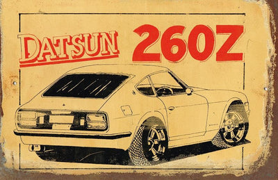 Datsun 260 z metal sign 20 x 30 cm free postage - TinSignFactoryAustralia