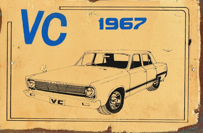 VC 1967 metal sign 20 x 30 cm free postage - TinSignFactoryAustralia
