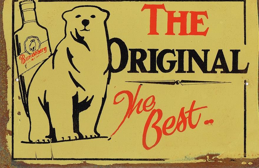 Bundy The Original The Best metal sign 20 x 30 cm free postage - TinSignFactoryAustralia