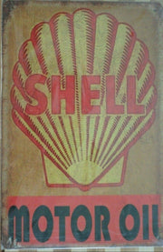 TEXACO MOTOR OIL Rustic Metal Sign Vintage Tin Shed Garage Bar Man Cave Wall