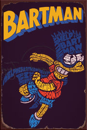 THE BARTMAN Retro/ Vintage Tin Metal Sign Man Cave, Wall Home Décor, Shed-Garage, and Bar