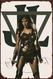 THE LEAGUE WOMAN Retro/ Vintage Tin Metal Sign Man Cave, Wall Home Décor, Shed-Garage, and Bar