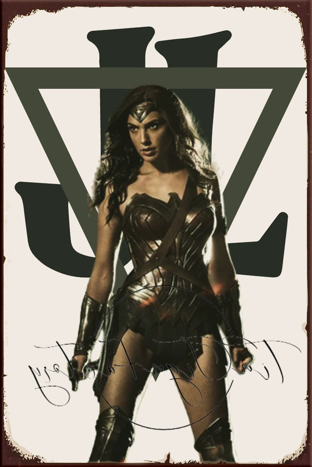 THE LEAGUE WOMAN Retro/ Vintage Tin Metal Sign Man Cave, Wall Home Décor, Shed-Garage, and Bar