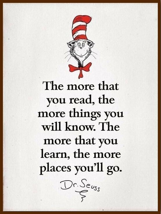 THE MORE THAT YOU READ QUOTE Retro/Vintage Metal Plaque Sign Style Man Cave Garage - Tin Sign Factory Australia