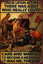 THERE WAS A BOY Retro/ Vintage Tin Metal Sign Man Cave, Wall Home Décor, Shed-Garage, and Bar