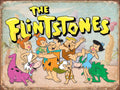 THE FLINTSTONES FAMILY Retro Decorative Metal Tin Sign | Free Postage - Tin Sign Factory Australia