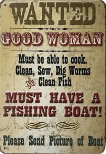 WANTED GOOD WOMAN Garage Rustic Look Vintage Signs Metal Sign | Free Postage