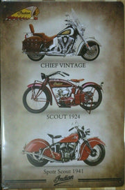 TRIUMPH MOTORCYCLES Rustic Metal Sign Vintage Tin Shed Garage Bar Man Cave Wall