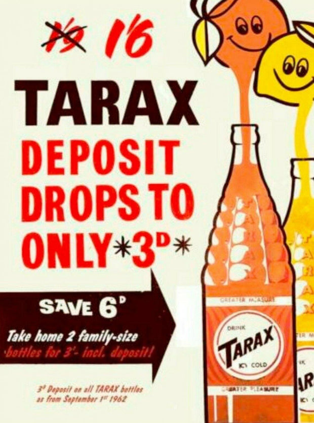 Tarax tin metal sign MAN CAVE brand new
