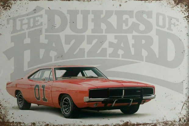 The Dukes Of Hazzard tin metal sign MAN CAVE brand new