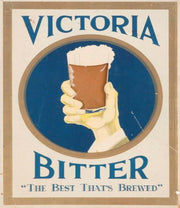 VB Vic beer Victoria Bitter best brewed new tin metal sign MAN CAVE
