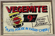 VEGEMITE 9D 20x30 CM Sign | Screen Printed By AUSTRALIAN COMPANY