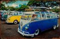 VOLKSWAGEN VAN Rustic Retro/Vintage  Home Garage Wall Cafe Resto or Bar Tin Metal Sign
