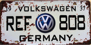 VW Garage Rustic Look Vintage Metal Tin SignsMan Cave, Shed and Bar