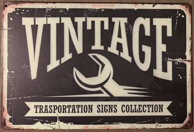 Vintage Rustic Garage Rustic Metal Tin Signs Man Cave, Shed and Bar Sign