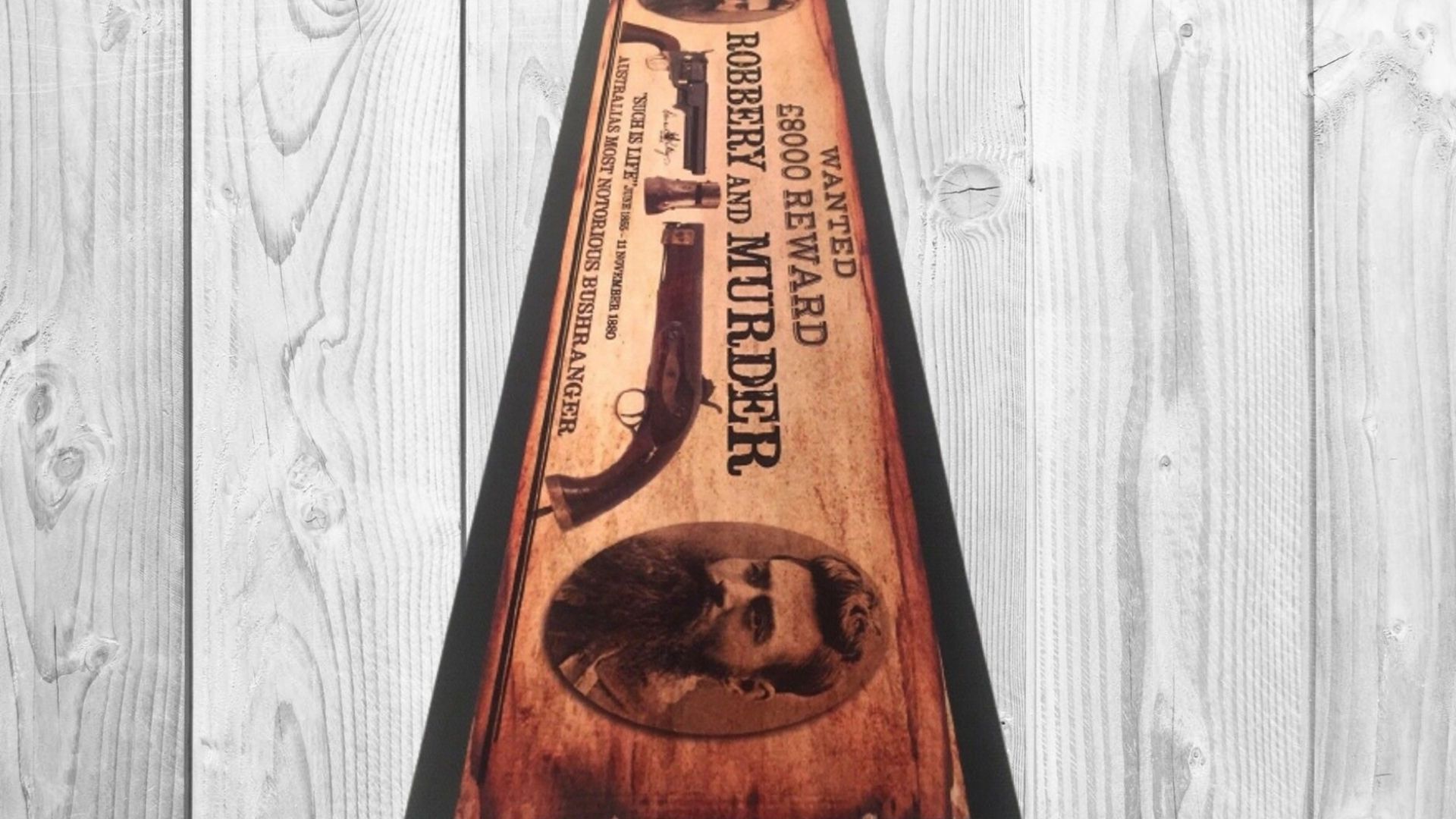 Buy WANTED Beer Mat: Tame Spills, Not Outlaws (890mm x 240mm)