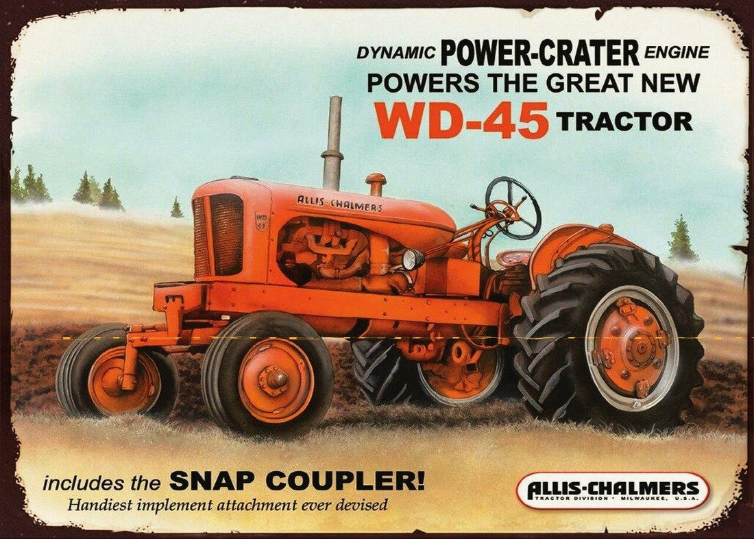 WD-45 DYNAMIC POWER CRATER Retro Rustic Look Vintage Tin Metal Sign Man Cave, Shed-Garage, and Bar