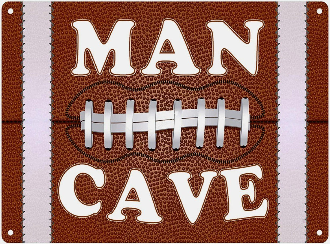 WELCOME MAN CAVE Retro/ Vintage Tin Metal Sign Man Cave, Wall Home Decor, Shed-Garage, and Bar