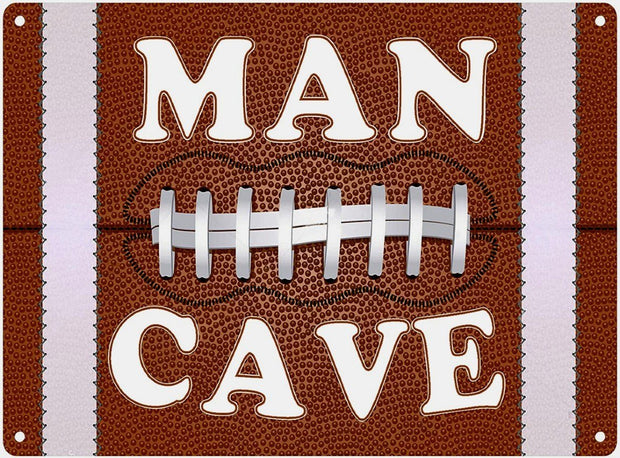 WELCOME MAN CAVE Retro/ Vintage Tin Metal Sign Man Cave, Wall Home Decor, Shed-Garage, and Bar