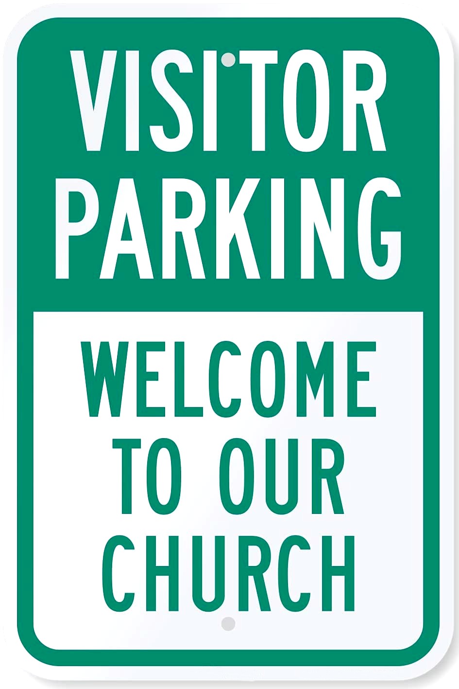 WELCOME TO OUR CHURCH Retro/ Vintage Tin Metal Sign Man Cave, Wall Home Decor, Shed-Garage, and Bar