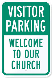 WELCOME TO OUR CHURCH Retro/ Vintage Tin Metal Sign Man Cave, Wall Home Decor, Shed-Garage, and Bar