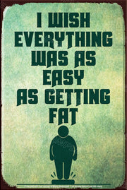 WISH EVERYTHING Retro/ Vintage Tin Metal Sign Man Cave, Wall Home Décor, Shed-Garage, and Bar